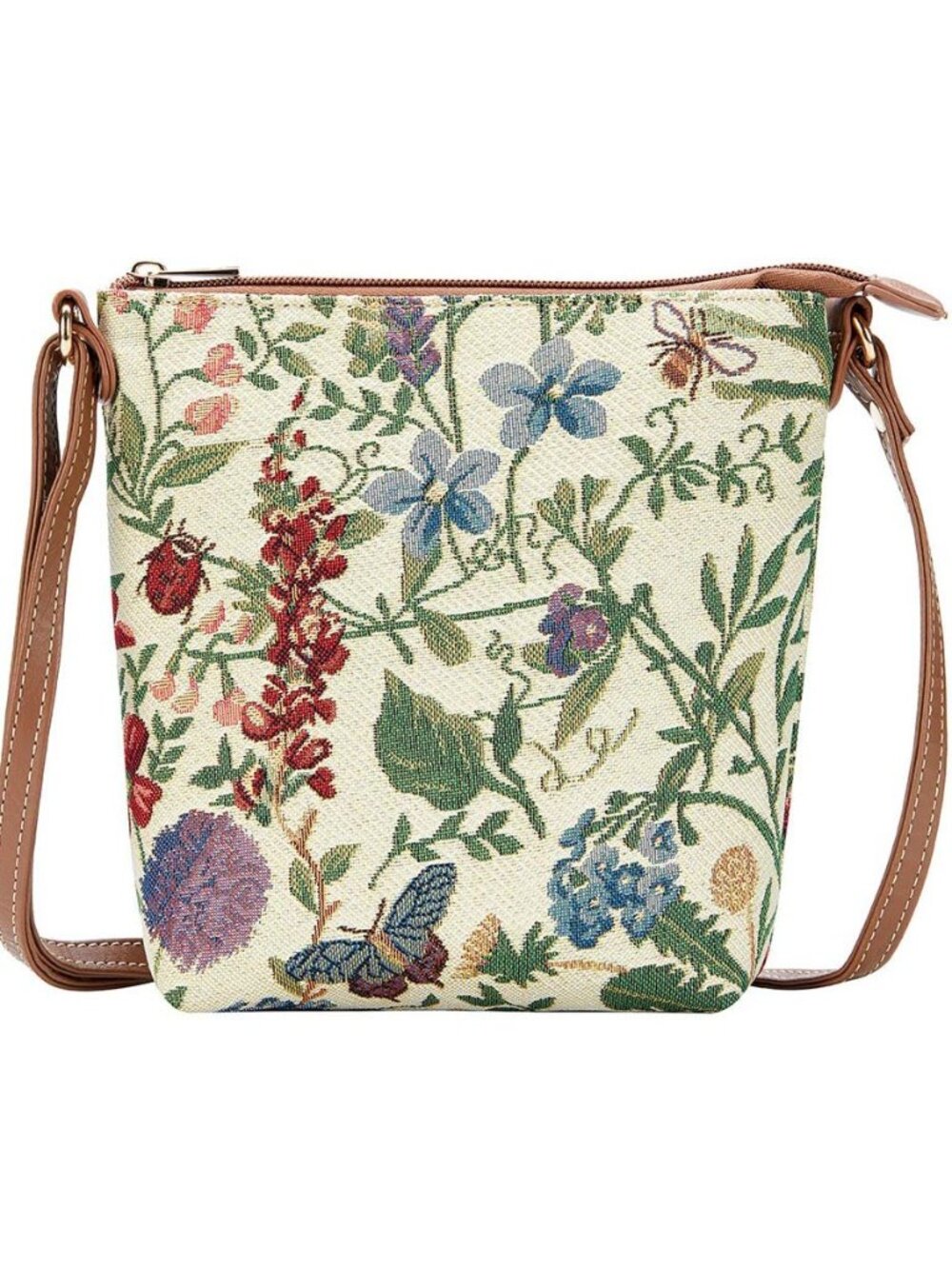 Tapestry Cross-body Satchel Bag/Lightweight Purse